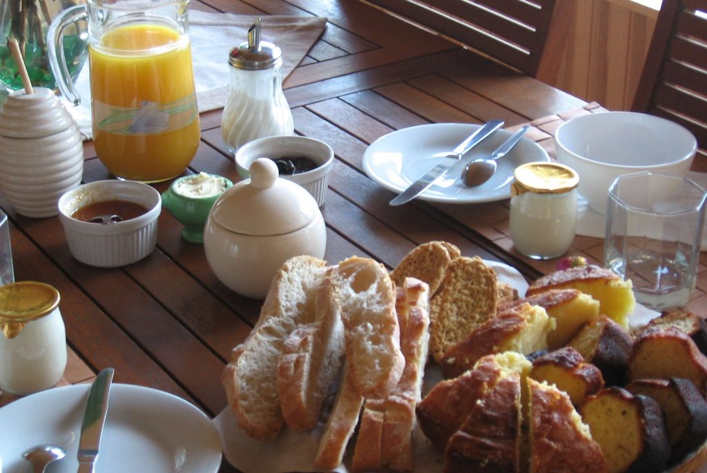 petit-déjeuner au domaine des camélias